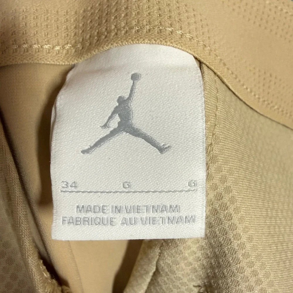 Jordan Golf Repel Cargo Pants Mens 34x30 Khaki Tan Loose Fit NWT